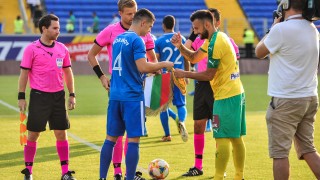 Нападателят на АЕК Ларнака Иван Тричковски получи куп хвалби от