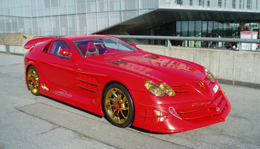 Кич до захлас - Mercedes SLR McLaren 999 Red Gold Dream (галерия)