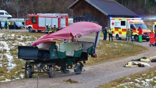 20 ранени при сблъсък на каруци в Германия