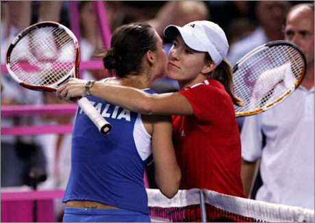 1:1 на финала за "Фед къп" между Белгия и Италия