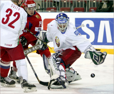 Русия победи Беларус на Световното по хокей на лед