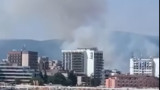 Голям пожар гори край "Слънчев бряг", 50 души са евакуирани