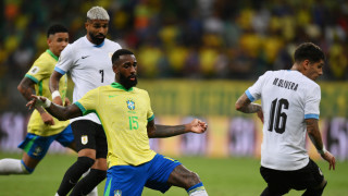 Съставите на Бразилия и Уругвай завършиха наравно 1 1 в мач