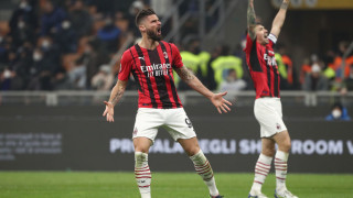 Оливие Жиру избухна с два гола при обрат на Милан в дербито с Интер