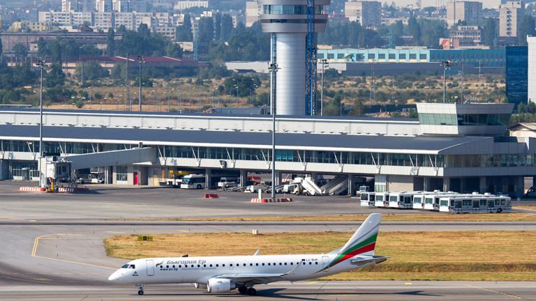 Летището в София е сред тези с най-нисък ръст на пътниците в региона