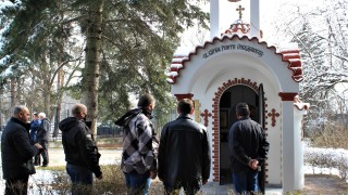 Служители на Националната служба за охрана НСО отдадоха почит пред