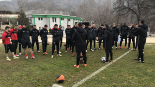 Отборът на ЦСКА проведе първа тренировка по време на лагера