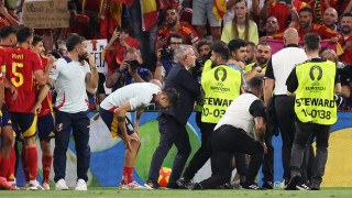 Участието на нападателя на Испания Алваро Мората във финала на