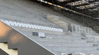 Работата по изграждането и реновирането на стадион Локомотив продължава а