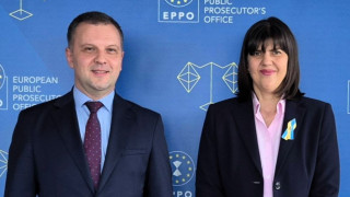 Министърът на правосъдието Николай Найденов и европейският главен прокурор Лаура