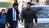 Зеленски на изненадващо посещение във Великобритания