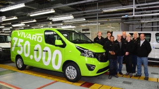 750-хилядният лекотоварен хит Opel Vivaro слезе от поточната линия 