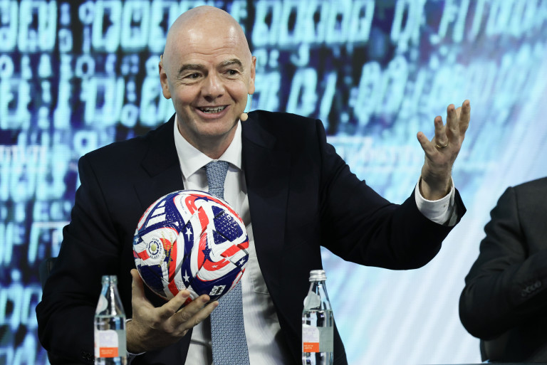 Президентът на FIFA Джани Инфантино