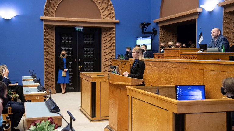 Новият естонски премиер Кая Калас призова Европейския съюз за санкции