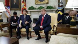 Американският президент Доналд Тръмп заяви в събота че японският премиер