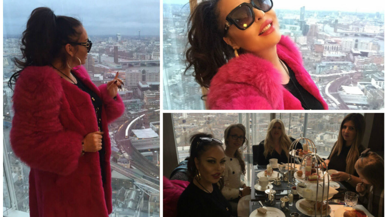 Ивана погледна Лондон от най-високата сграда The Shard