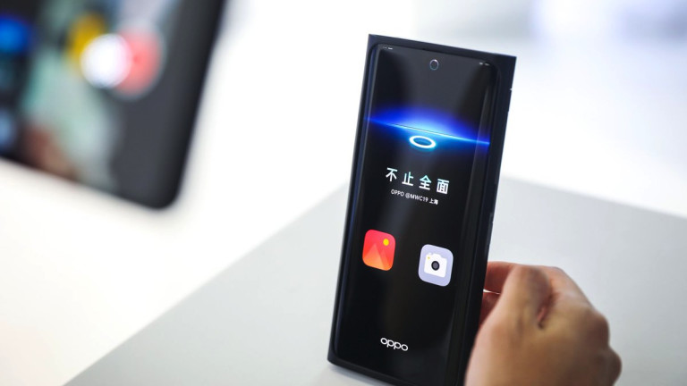 Китайската Oppo изненада със смартфон със "скрита" под екрана предна камера