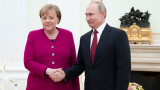  Започна срещата сред Меркел и Путин в Москва 