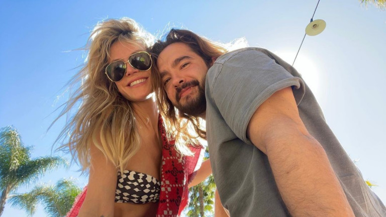 Когато Хайди Клум остане само по долнище на бански