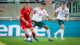 България - Черна гора 0:1 (Развой на срещата по минути)