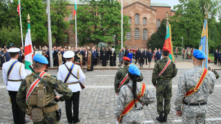 Водосвет на бойните знамена и знамената светини на Деня на Българската армия