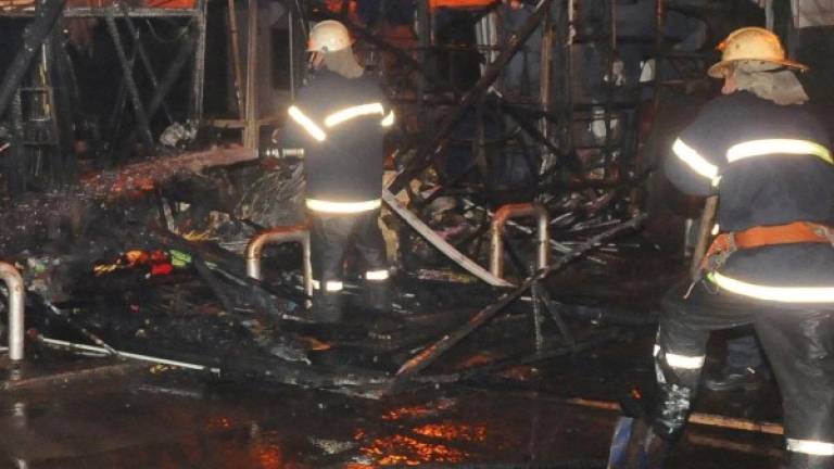 Изгоряха лодките и греблата на спортен клуб "Черпоков" в Пловдив