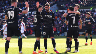 Реал Сосиедад спечели с 2 0 гостуването си на Райо Валекано