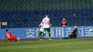 Вратарят на българския национален отбор Николай Михайлов коментира равенството срещу