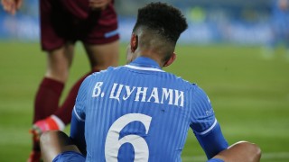 Левият бек на Левски Вендерсон Цунами благодари на Господ за победата