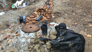 В района на Кресна в непосредствена близост до трасето на