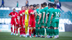 Берое - Пирин 1:0 (Развой на срещата по минути)