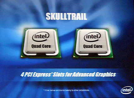 Intel представи 8-ядрената платформа V8 Skulltrail