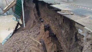 Път пропадна до строеж в столичния кв. "Манастирски ливади"