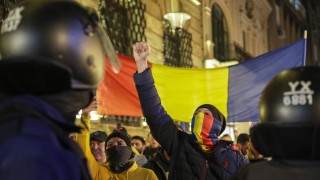 До сблъсъци се стигна в столицата на Румъния Букурещ вечерта