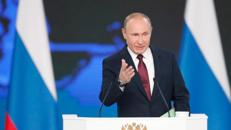Президентът на Русия Владимир Путин в посланието си до Федералното