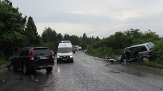 Временно е ограничено движението по пътя Видин-Монтана