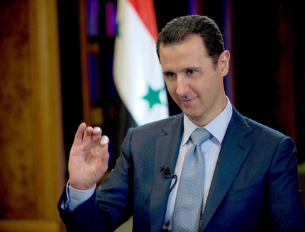 Асад призна за контакт между сирийските и френските служби