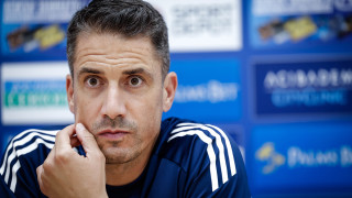 Пресконференцията на старши треньора на Левски Хулио Веласкес преди мача