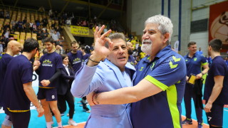 Треньорът на новия стар волейболен шампион на България Хебър Пазарджик Камило