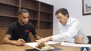 Последното ново попълнение на гранда Левски Жерсон Кабрал тренира