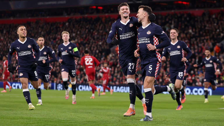 ПСВ отнесе Ливърпул насред "Анфийлд"