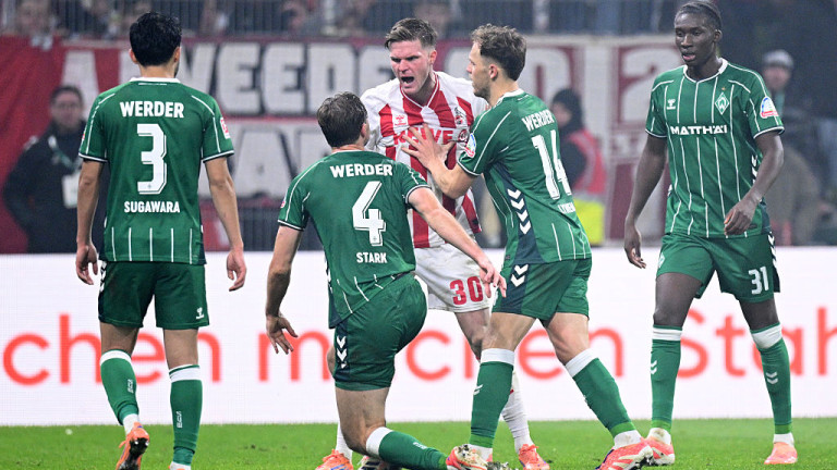 Кьолн изстрада точката в Бремен (РЕЗУЛТАТИ)