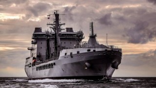 Военноморските сили на Великобритания Финландия и Естония проведоха учение за