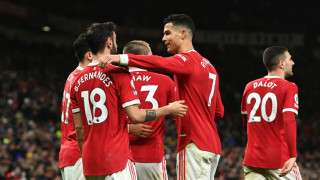 Манчестър Юнайтед стигна до трудна победа с 2 0 над Брайтън