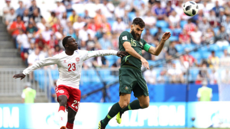 Дания и Австралия завършиха 1:1 в мач от група В