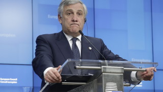 Италианският външен министър Антонио Таяни заяви че страната му е