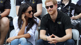 Британският принц Хари и приятелката му актрисата от САЩ Меган