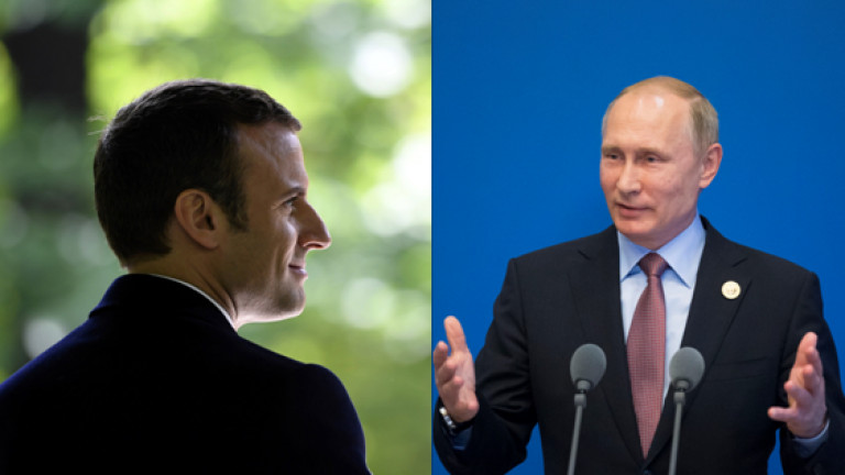 Сирия е сред основните теми на срещата Макрон - Путин 