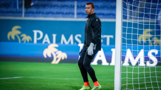 Вратарят на Славия Георги Петков който на 17 март навършва