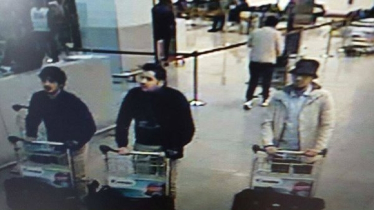 Разпространиха още снимки на заподозрените за атаките на летището в Брюксел